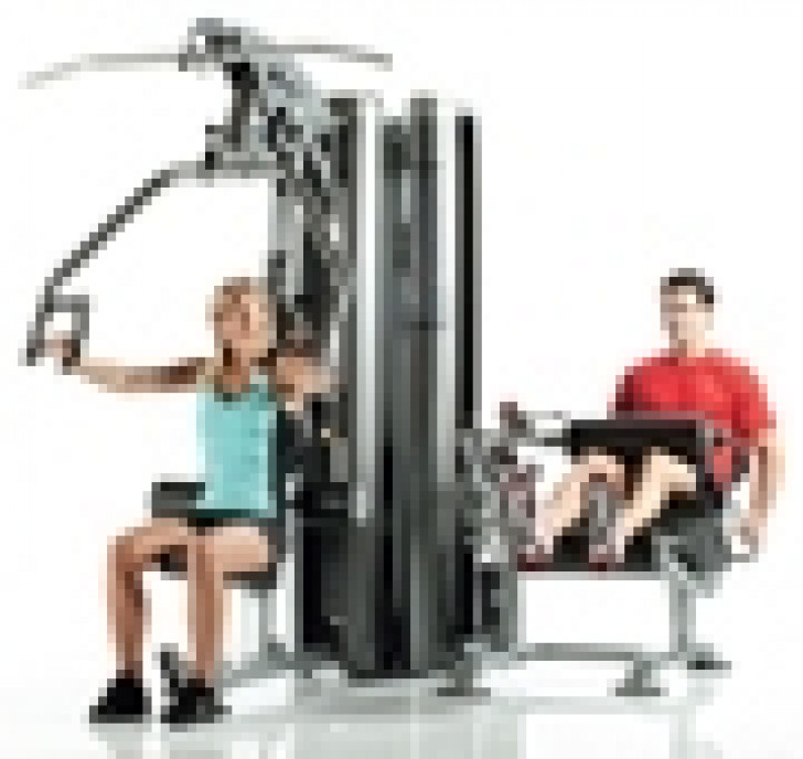 Image of AP-7200 2-Station Multi Gym System (Nylon Pulley's)