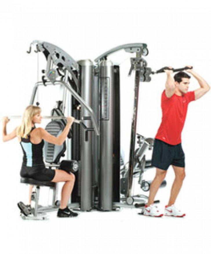 Image of AP-7300 3-Station Multi Gym System (Nylon Pulley's)