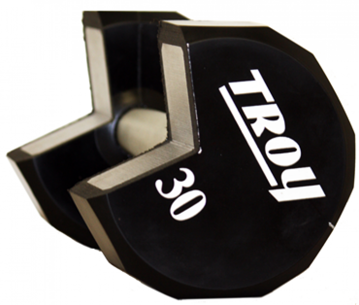 Image of 12-Sided Custom Engraved Urethane Dumbbells 