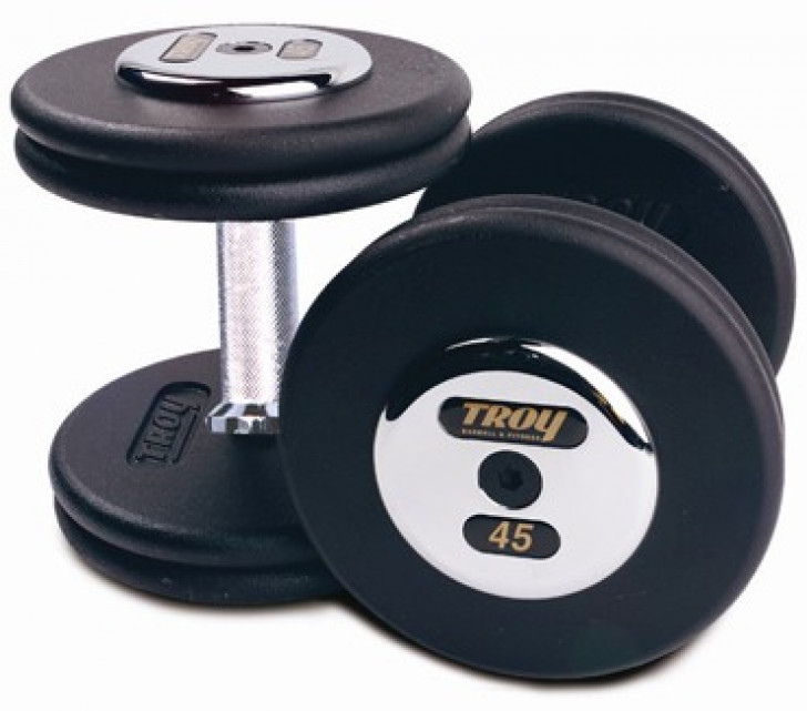 Image of TROY Pro Style Dumbbells - Black 5-50lbs