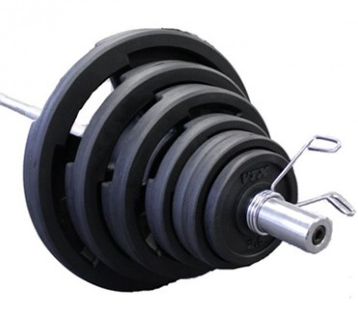 Image of VTX Rubber Olympic 300 lb. Weight Set