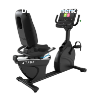 Image of TRUE FITNESS Apex Recumbent Bike Unite LED Console