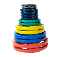 Image of Color Rubber Grip Olympic Plates