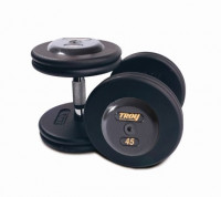 Image of TROY Pro Style Dumbbells - Black 5-100 lbs