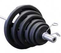 Image of VTX Rubber Olympic 300 lb. Weight Set